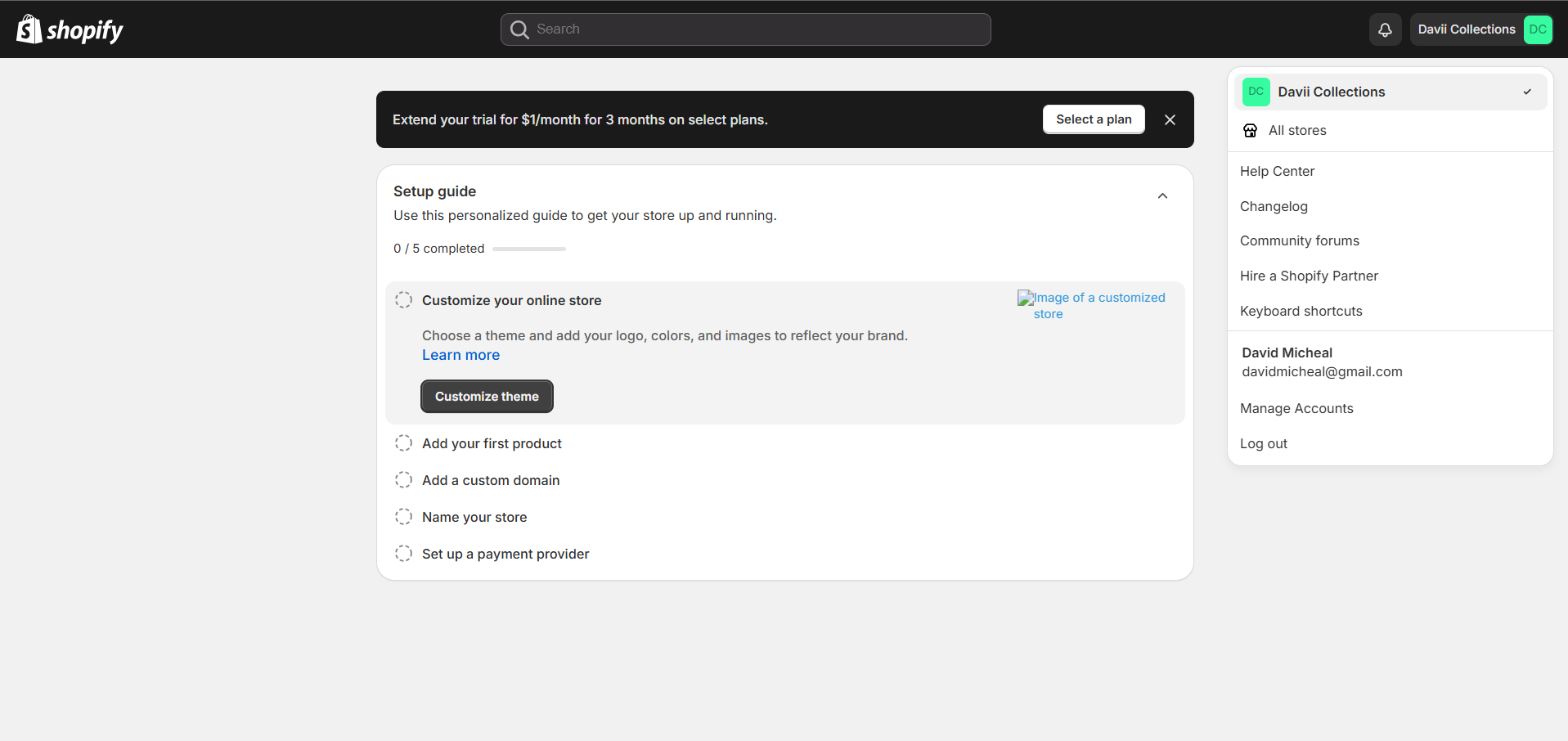 Shopify Onboarding Page Clone screenshot 1